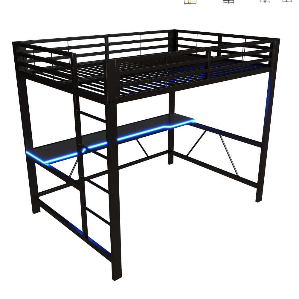 Lit mezzanine gaming - bureau