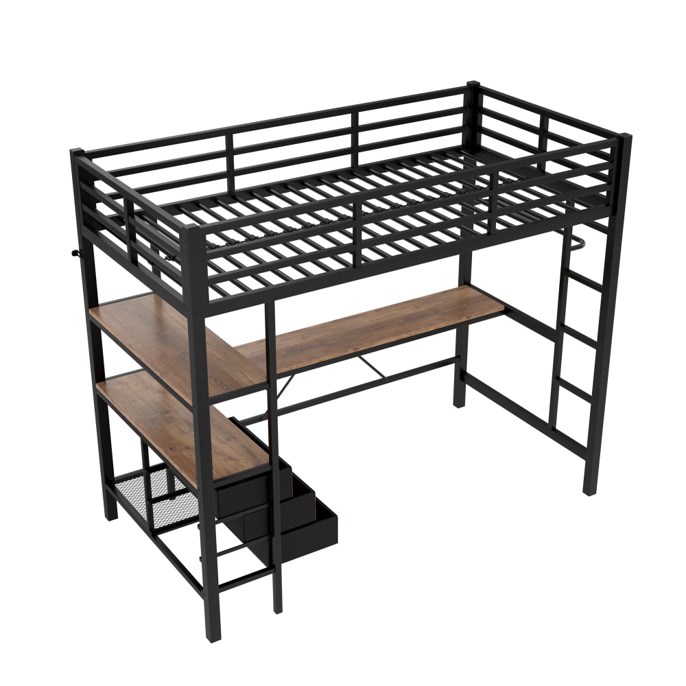 Lit mezzanine enfant - bureau
