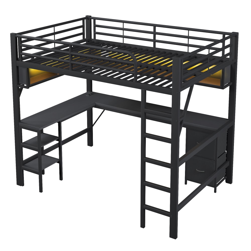 Lit mezzanine gaming - bureau