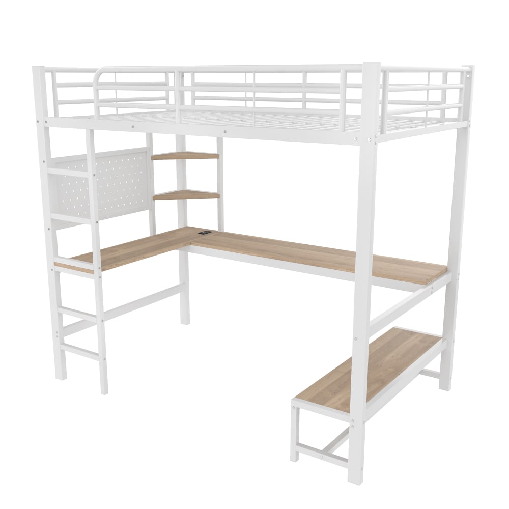 Lit mezzanine bureau