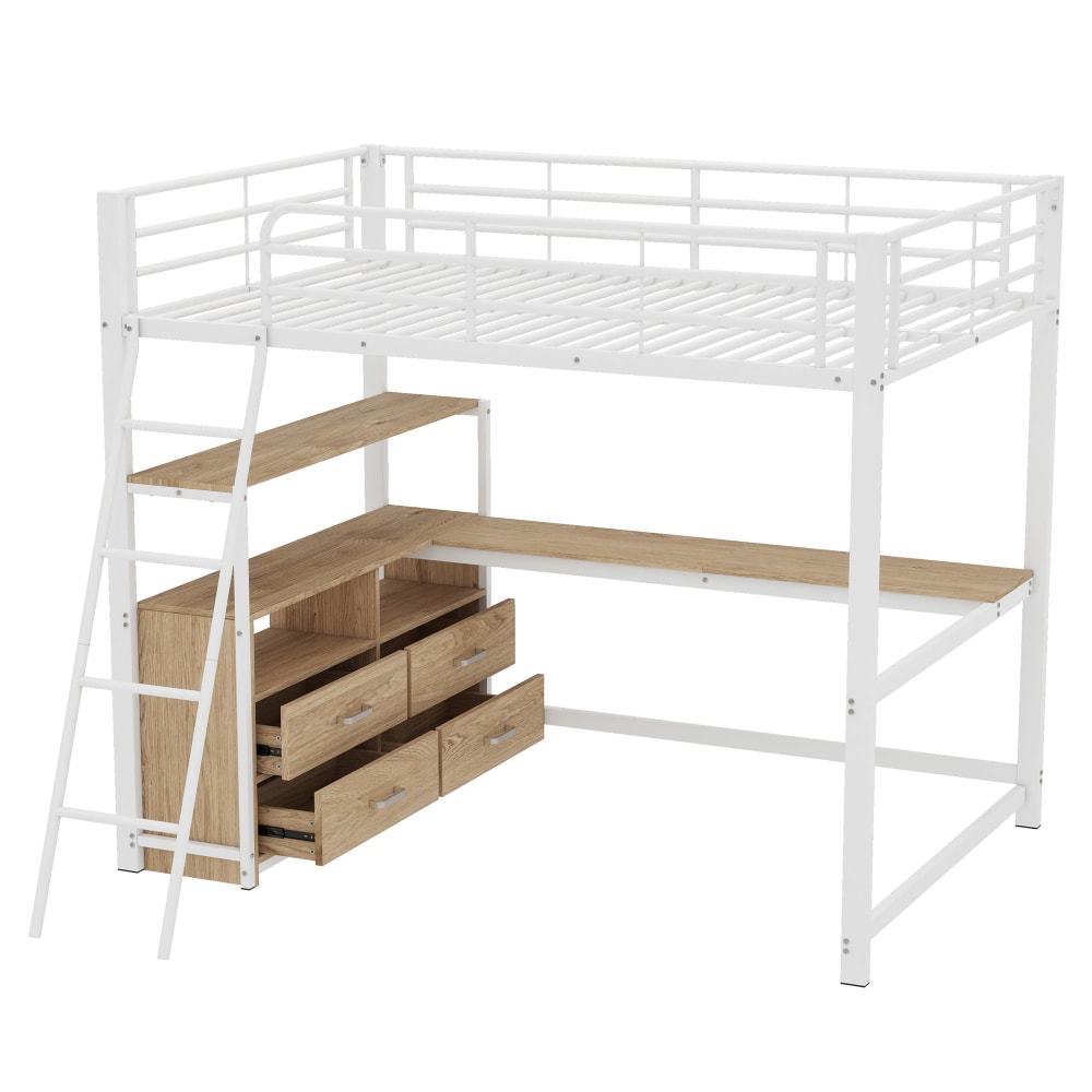 Lit mezzanine enfant - bureau
