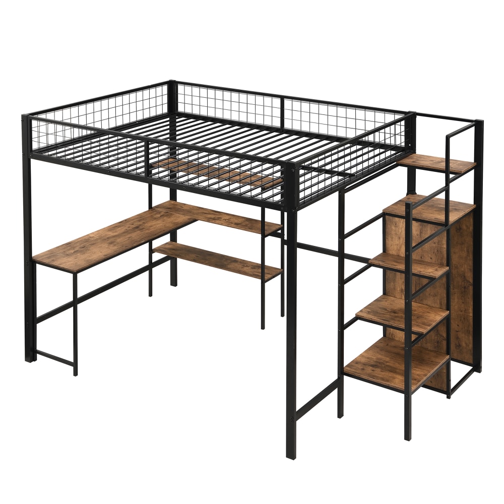 Lit mezzanine enfant - bureau