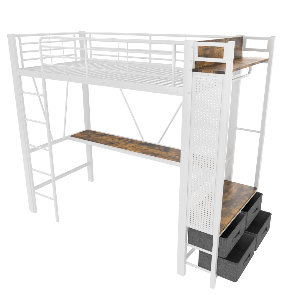 Lit mezzanine enfant - bureau