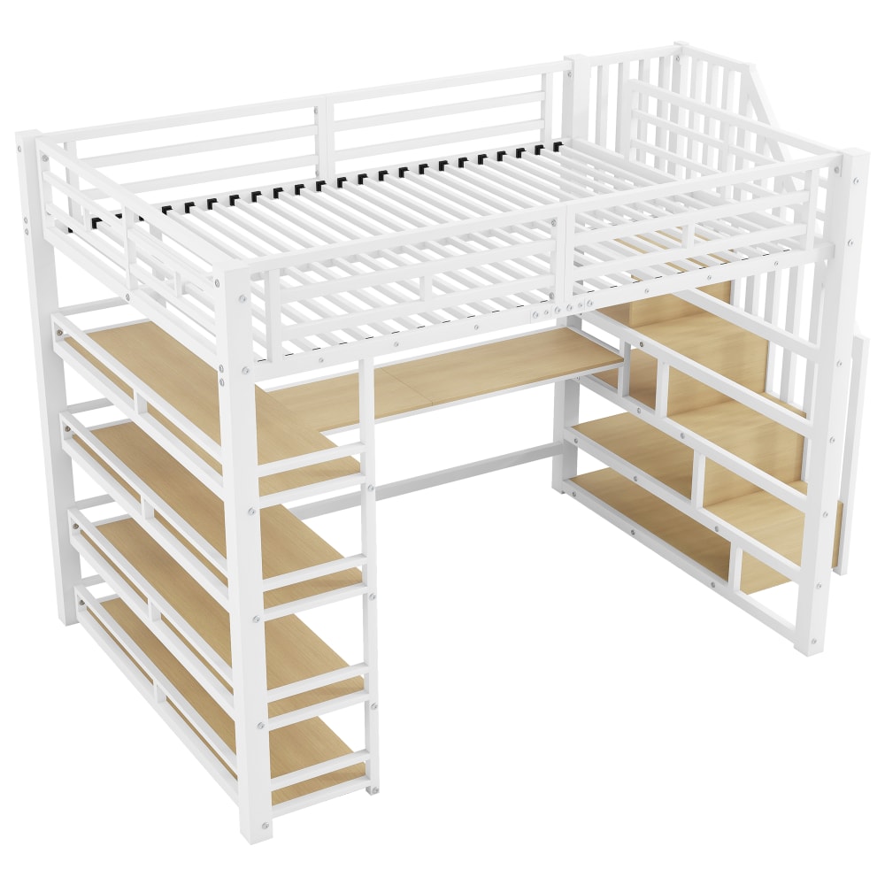 Lit mezzanine bureau