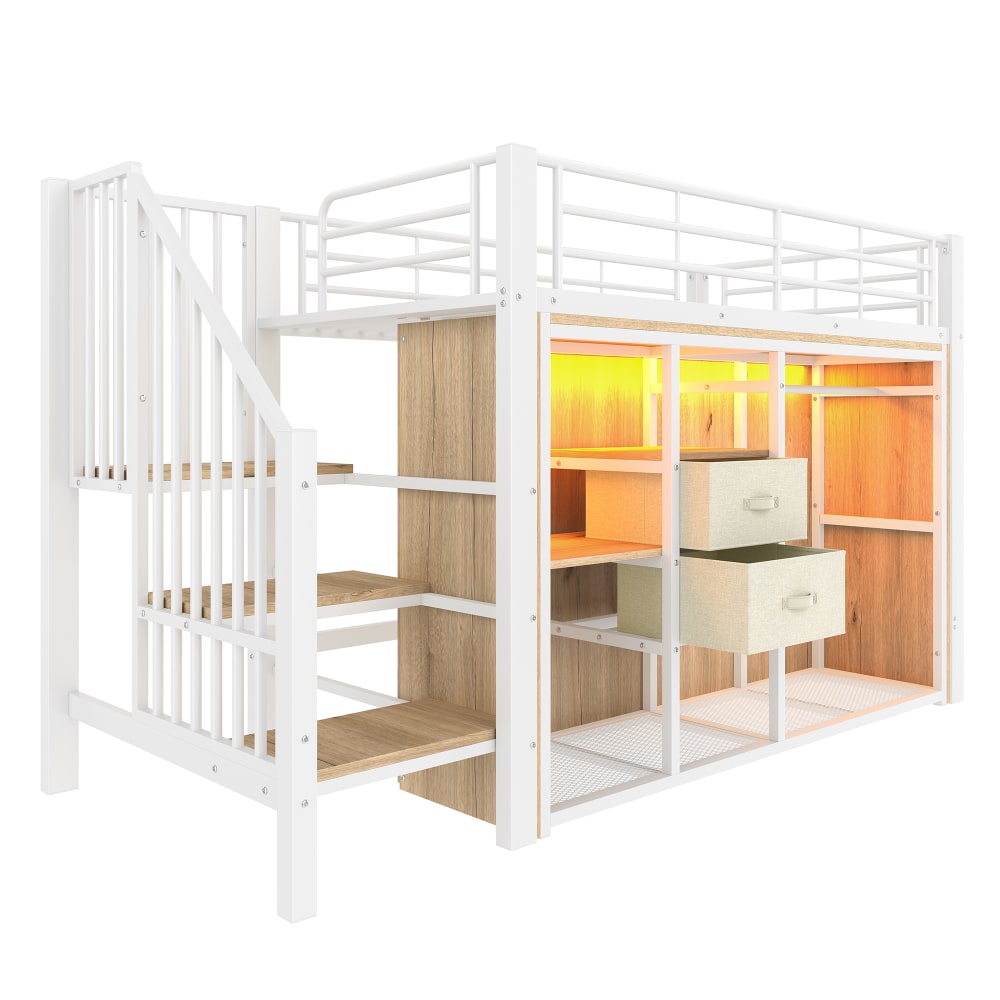Lit mi-hauteur enfant