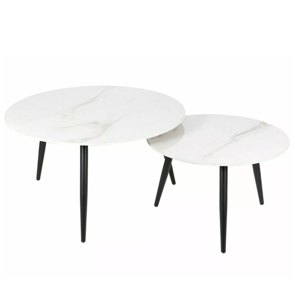 Table basse ronde gigogne