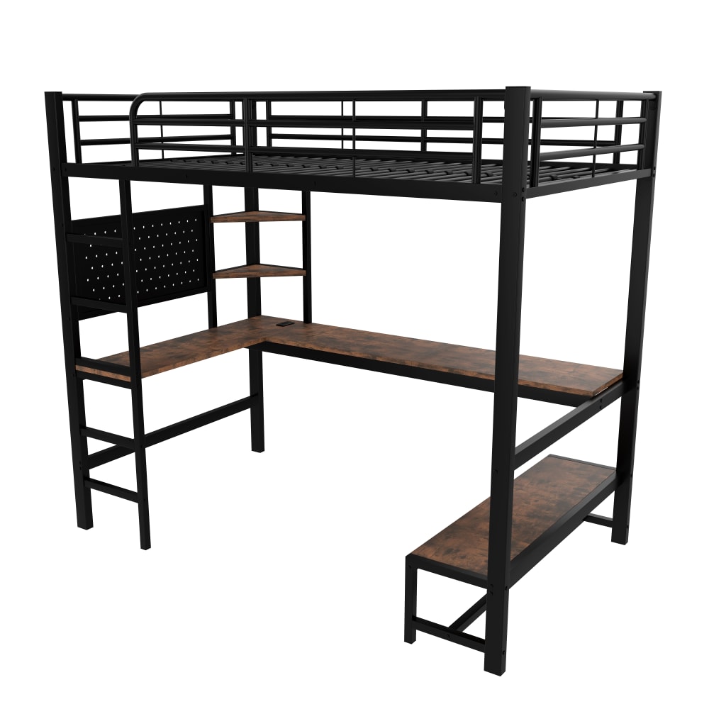 Lit mezzanine enfant - bureau