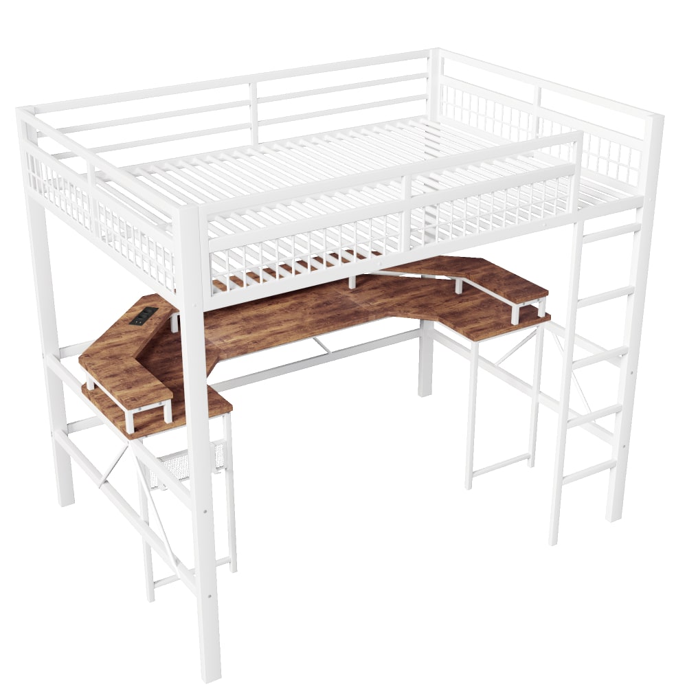 Lit mezzanine enfant - bureau