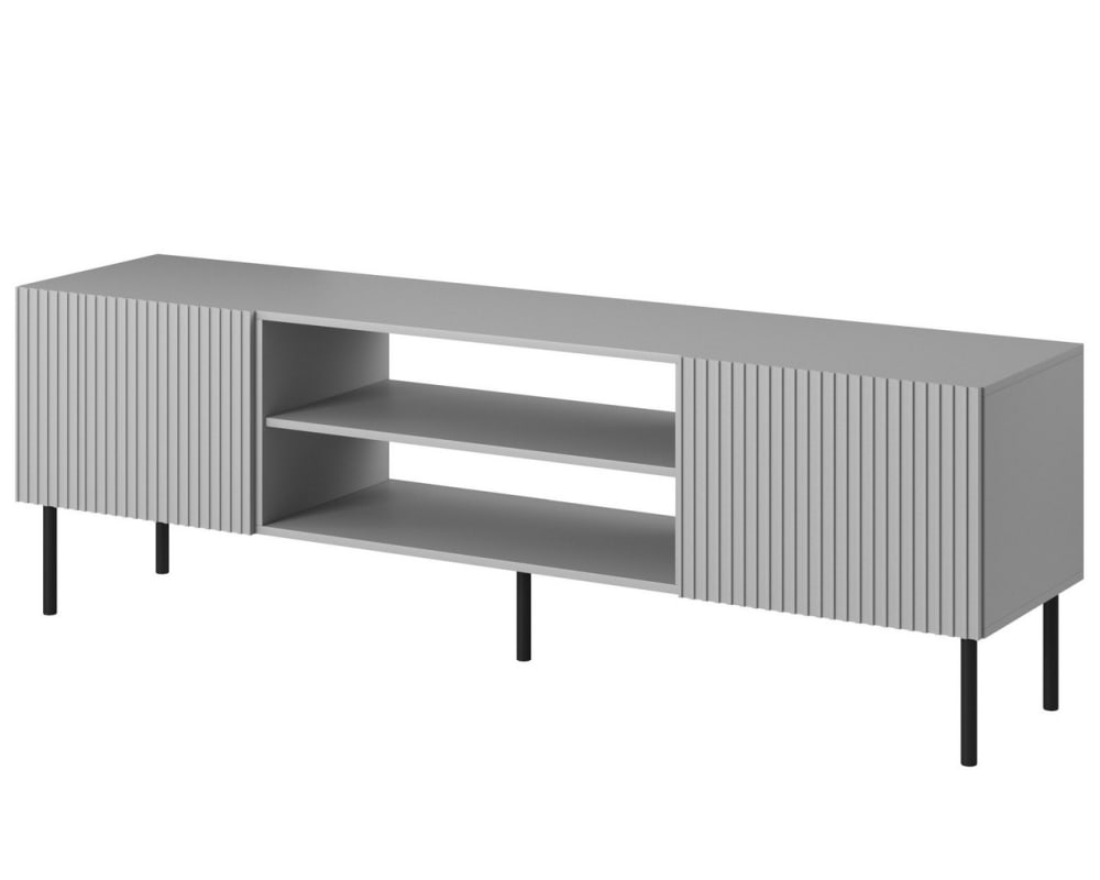 Meuble tv  gris clair - 180cm