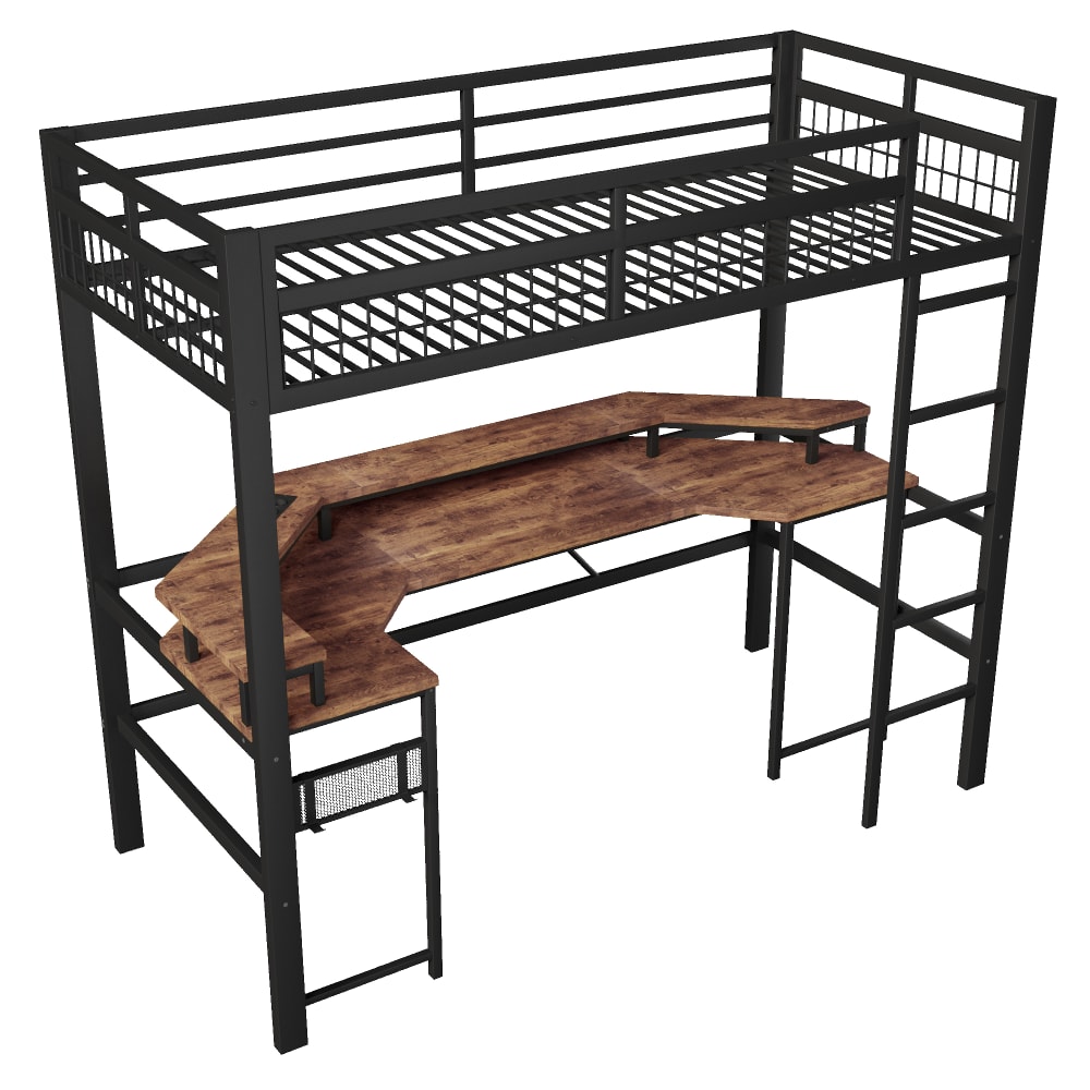 Lit mezzanine enfant - bureau