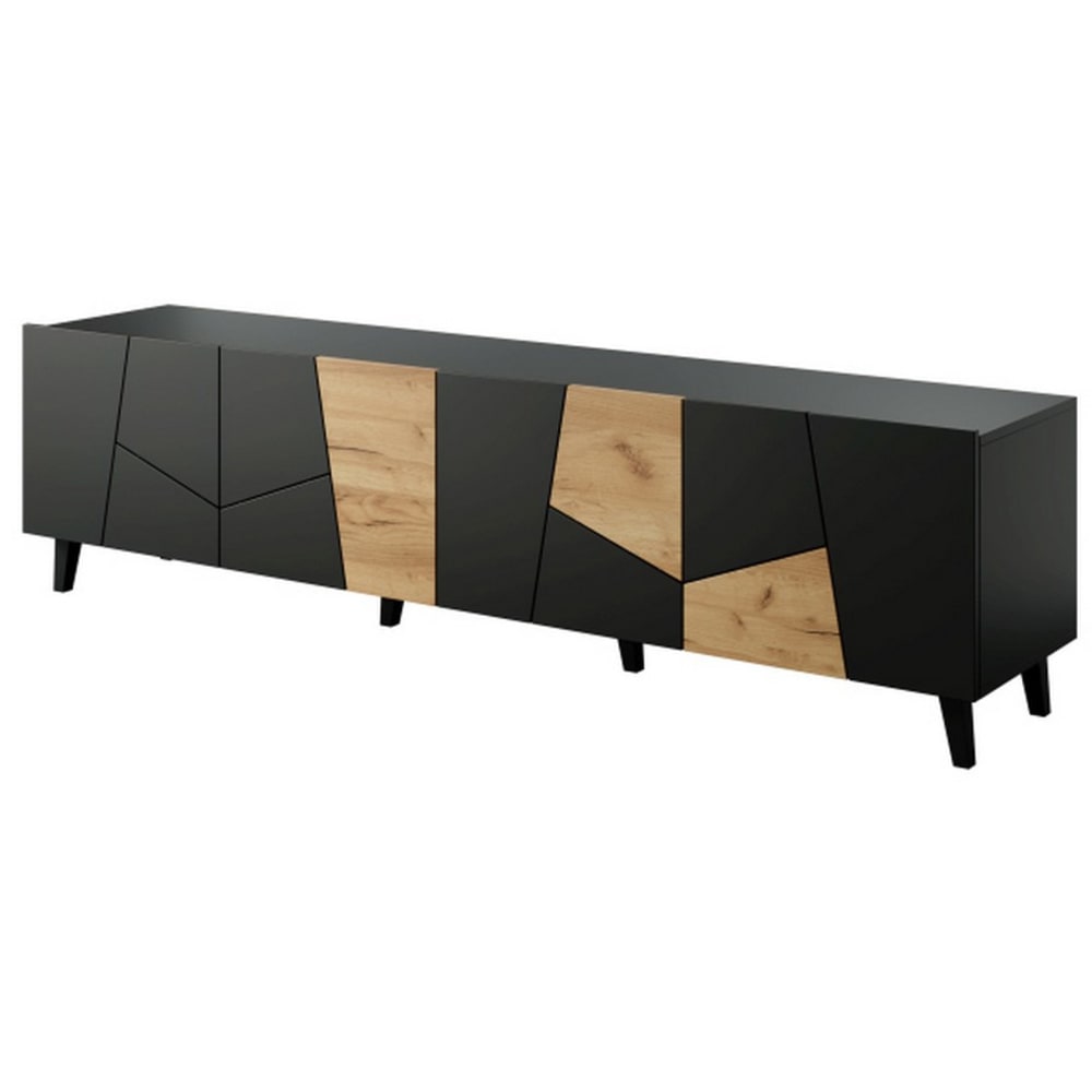 Meuble tv design noir