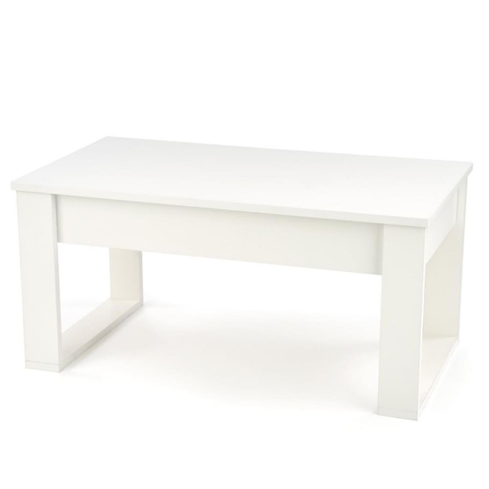 Table basse blanche avec - deux