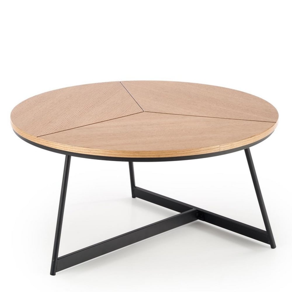 Table basse ronde avec - plateau