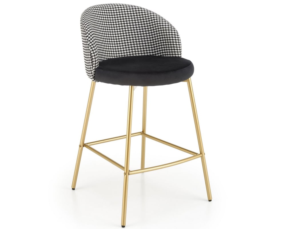chaise de bar noire avec