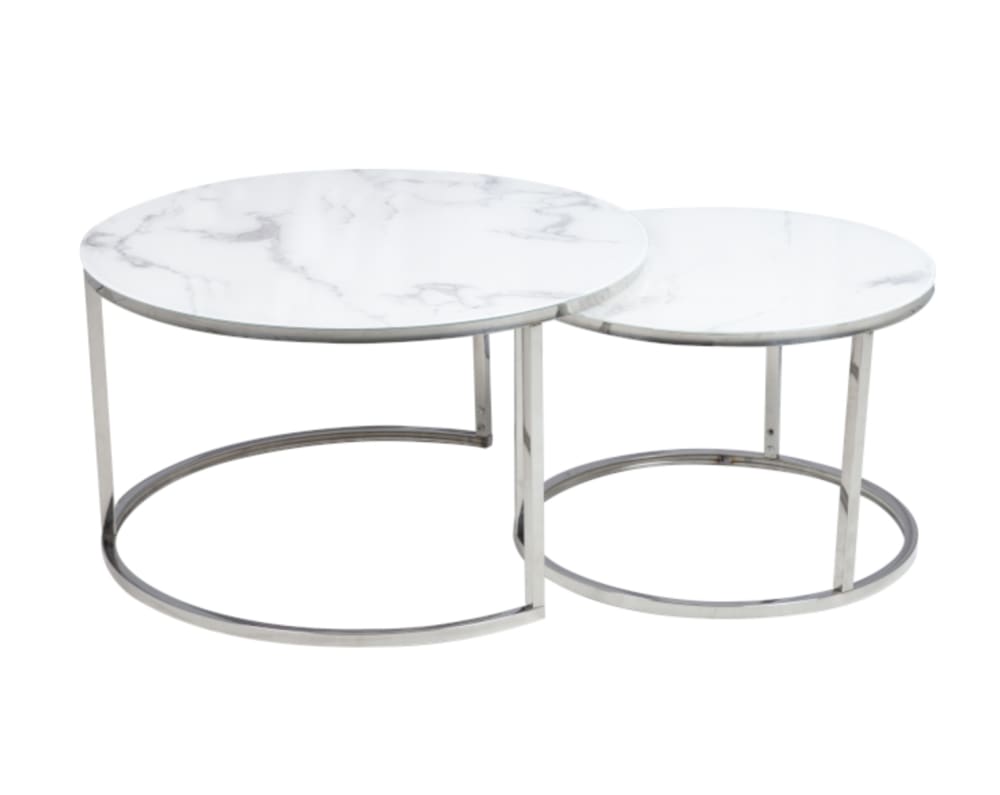 Table gigogne ronde en
