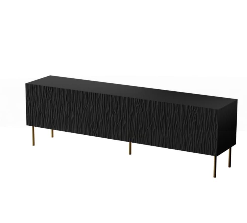 Meuble tv design noir