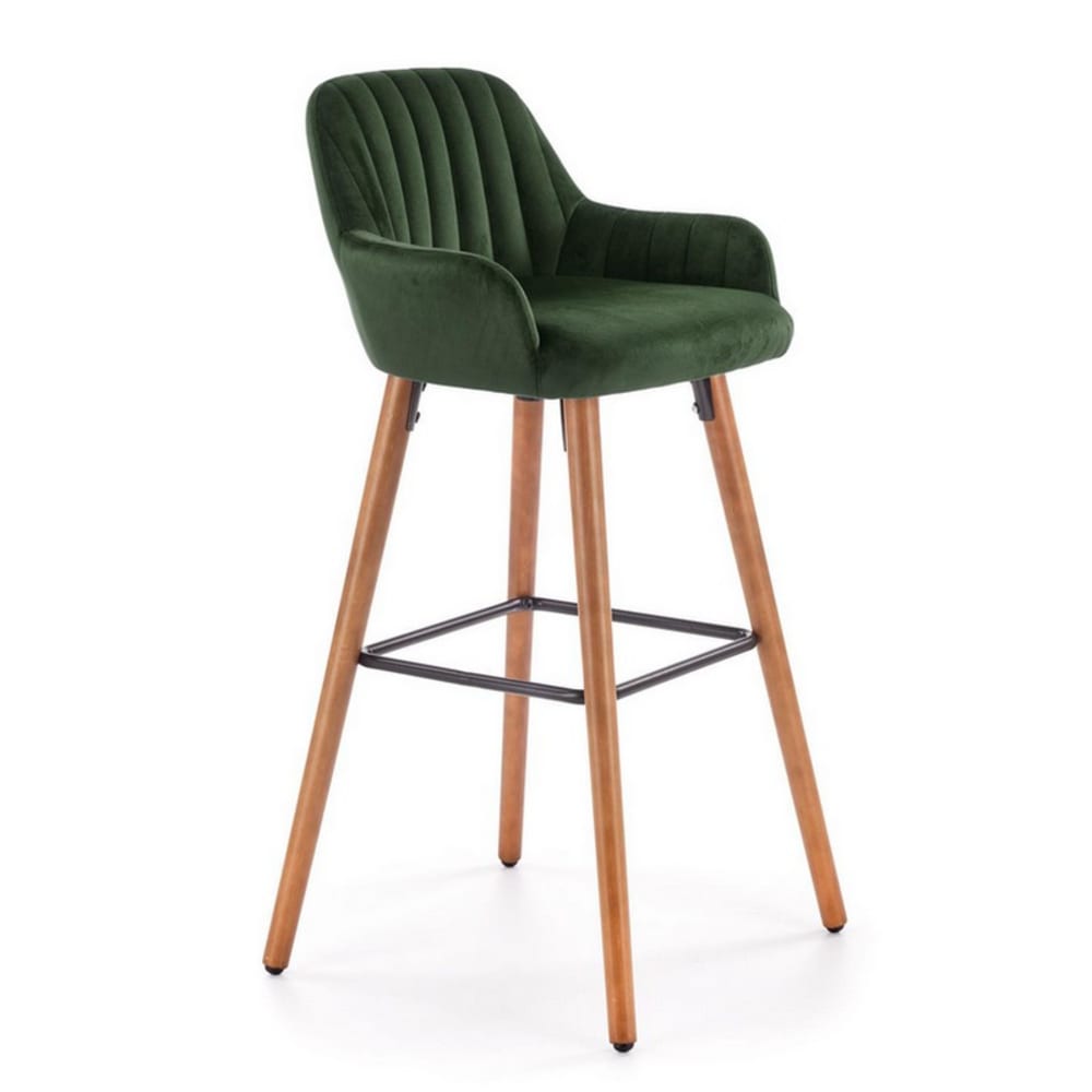 chaise de bar en velours