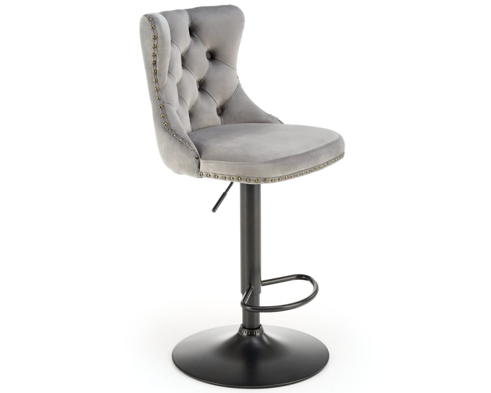 chaise de bar en velours