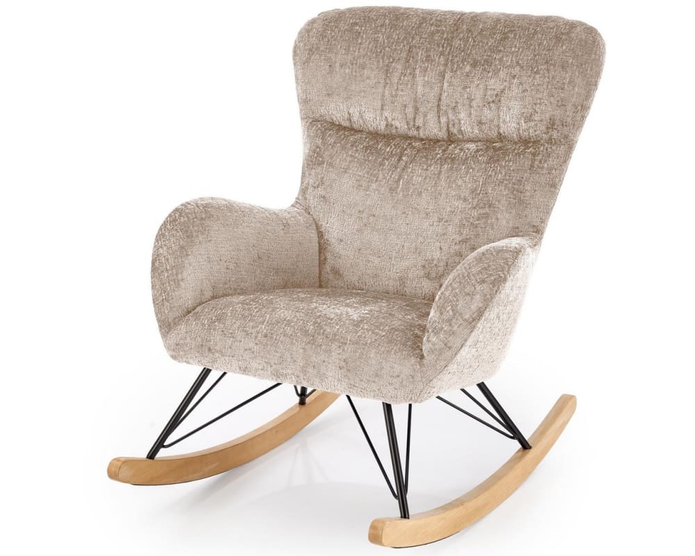Rocking Chair avec piètement - bois noir