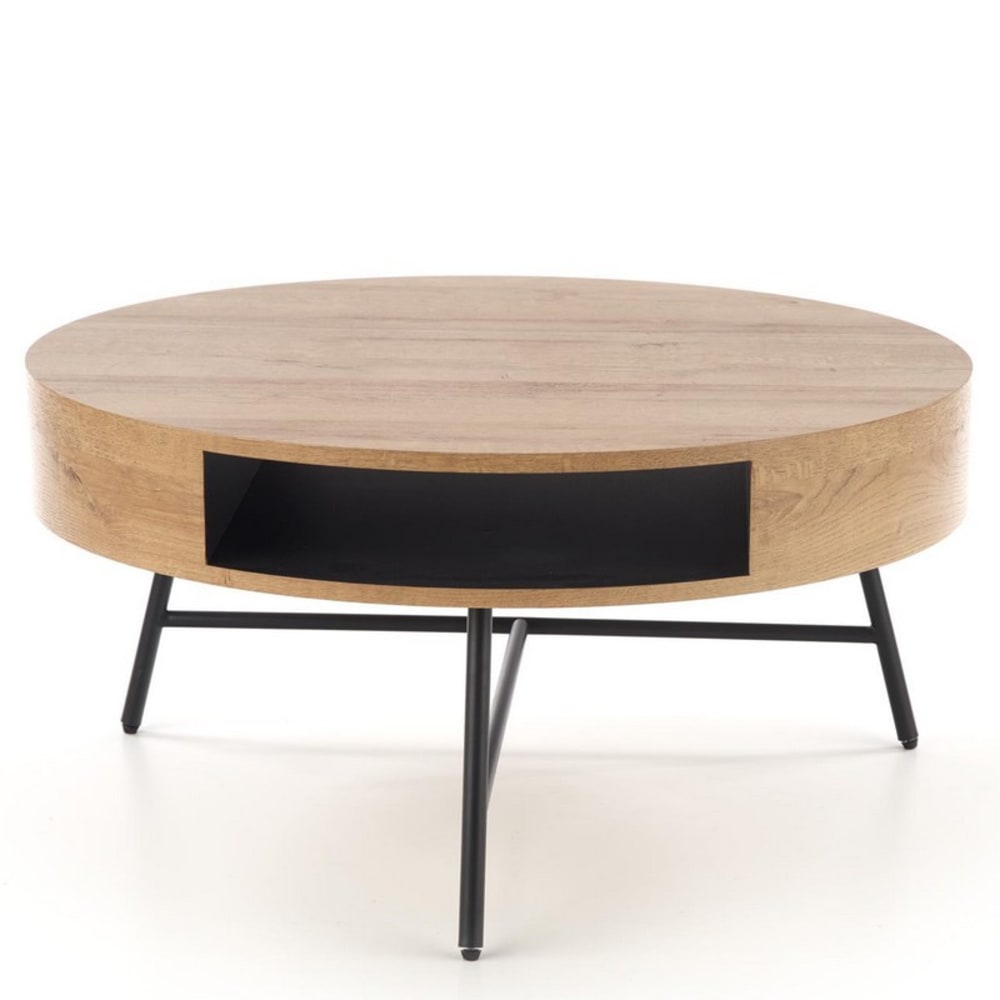 Table basse ronde aspect