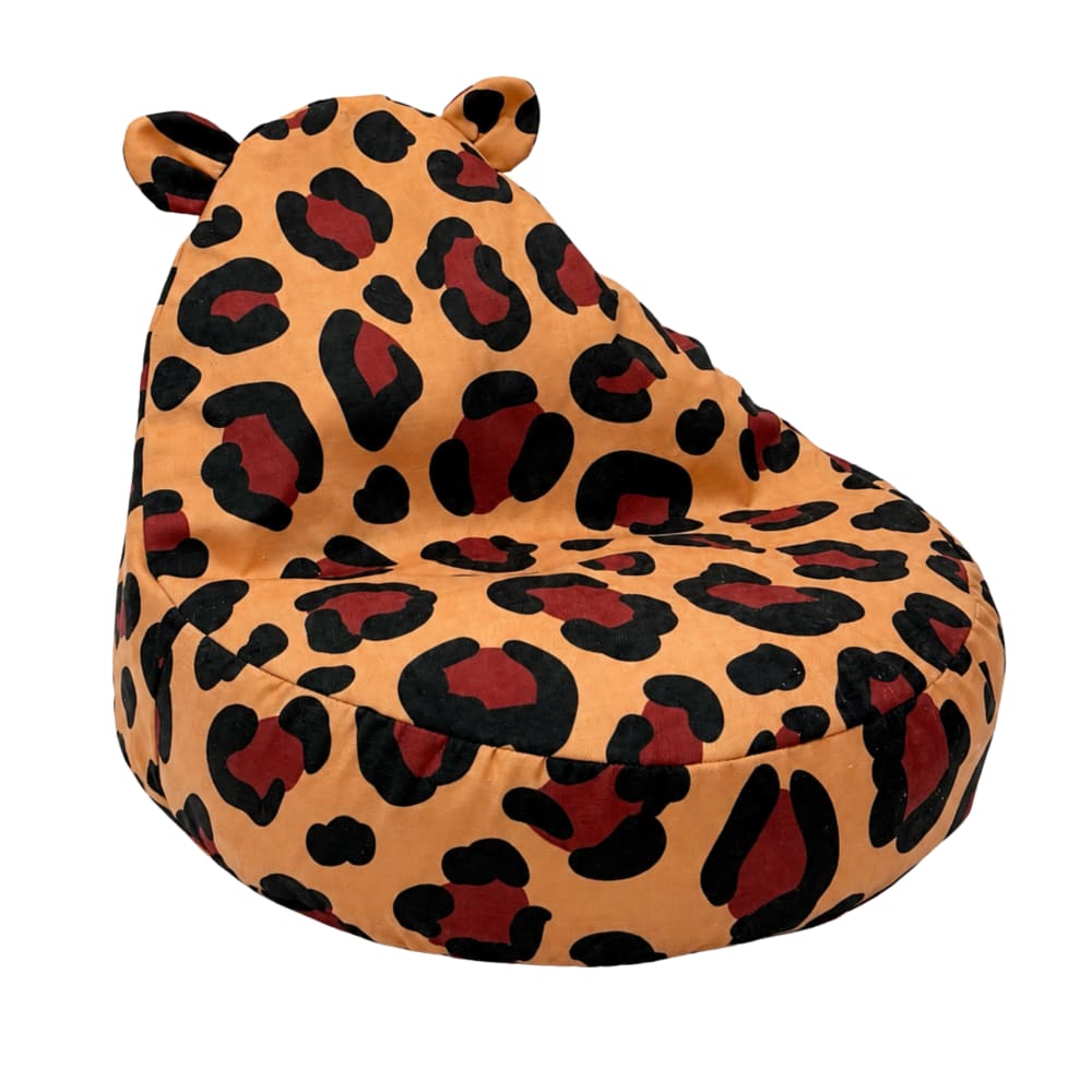 Pouf enfant léopard - oreilles