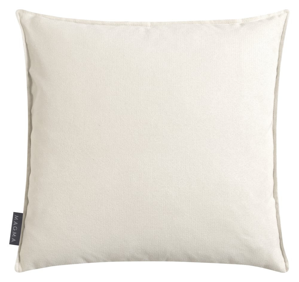 Housse de coussin jacquard carreaux taupe 45x45 — vue 4
