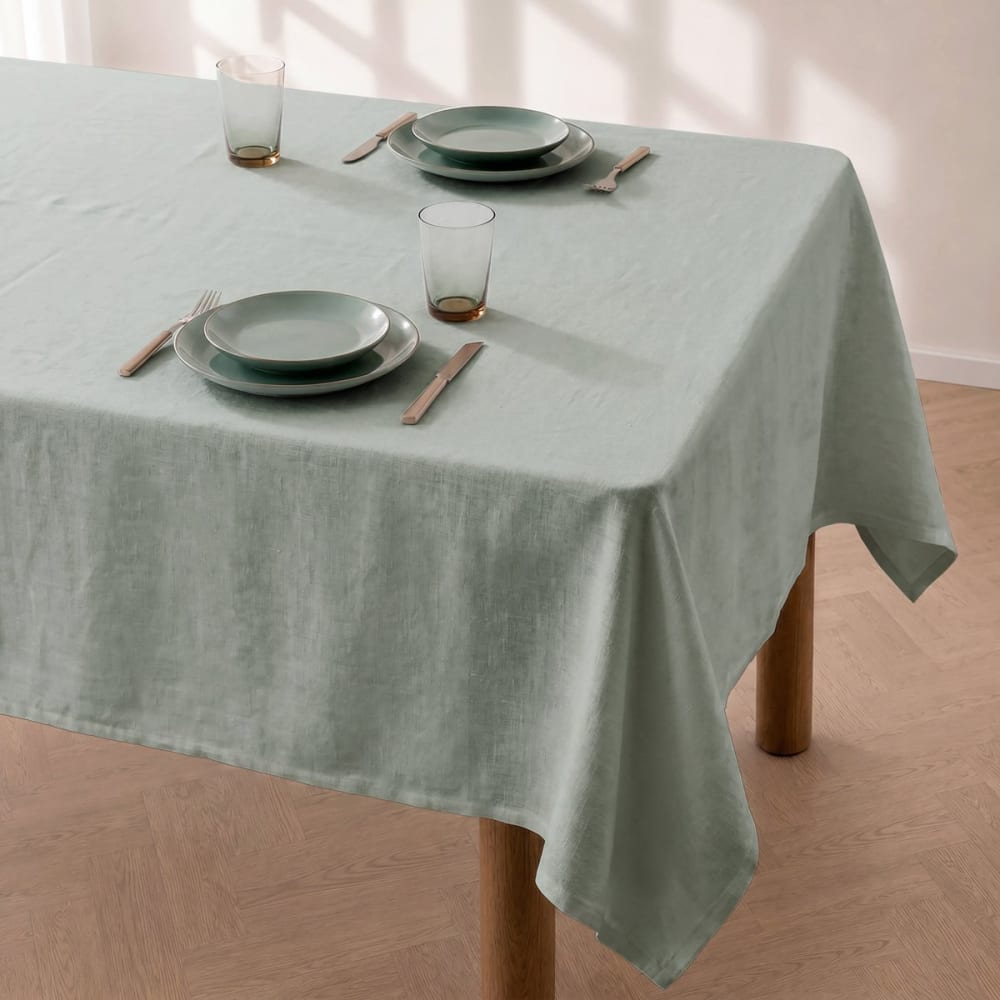 Nappe unie antitache aqua 140x240cm Nappe unie antitache aqua 140x240cm