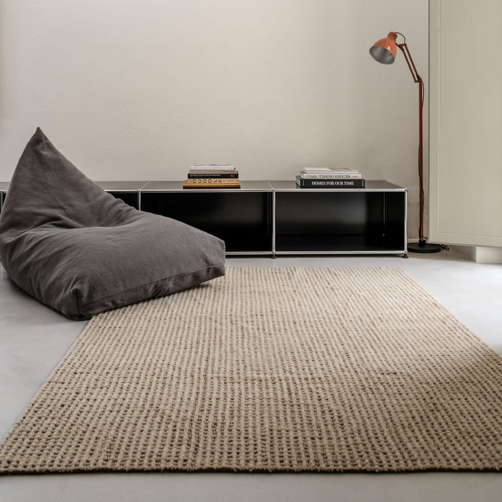 Tapis rectangulaire en laine lavable mist 80x230 cm — vue 3