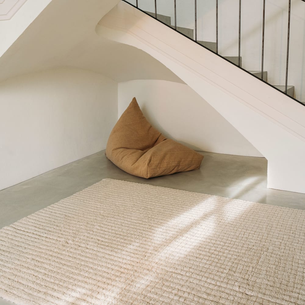 Waschbarer rechteckiger Wollteppich net 170 x 240 cm - Maisons Du