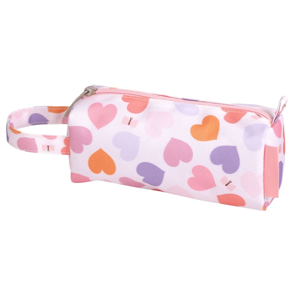 Trousse d'école enfant rose pastel