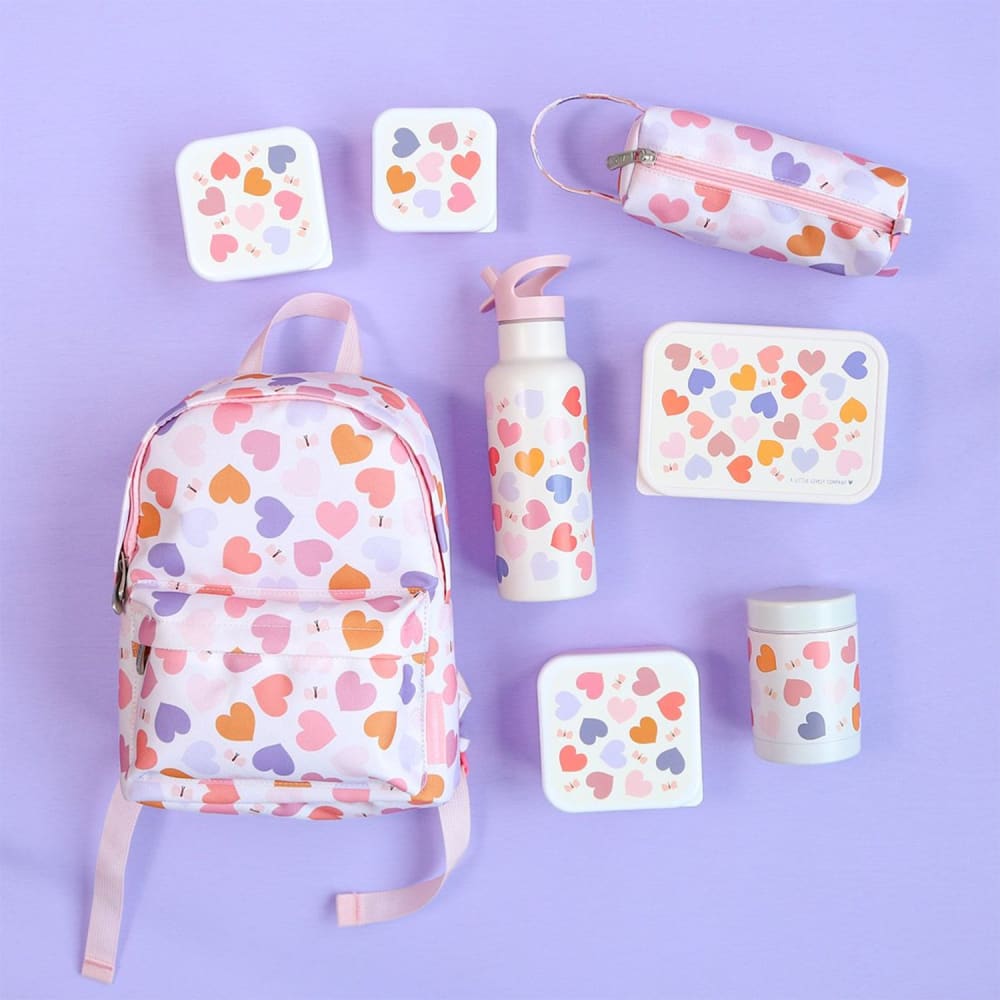 Trousse d'école enfant rose pastel — vue 3