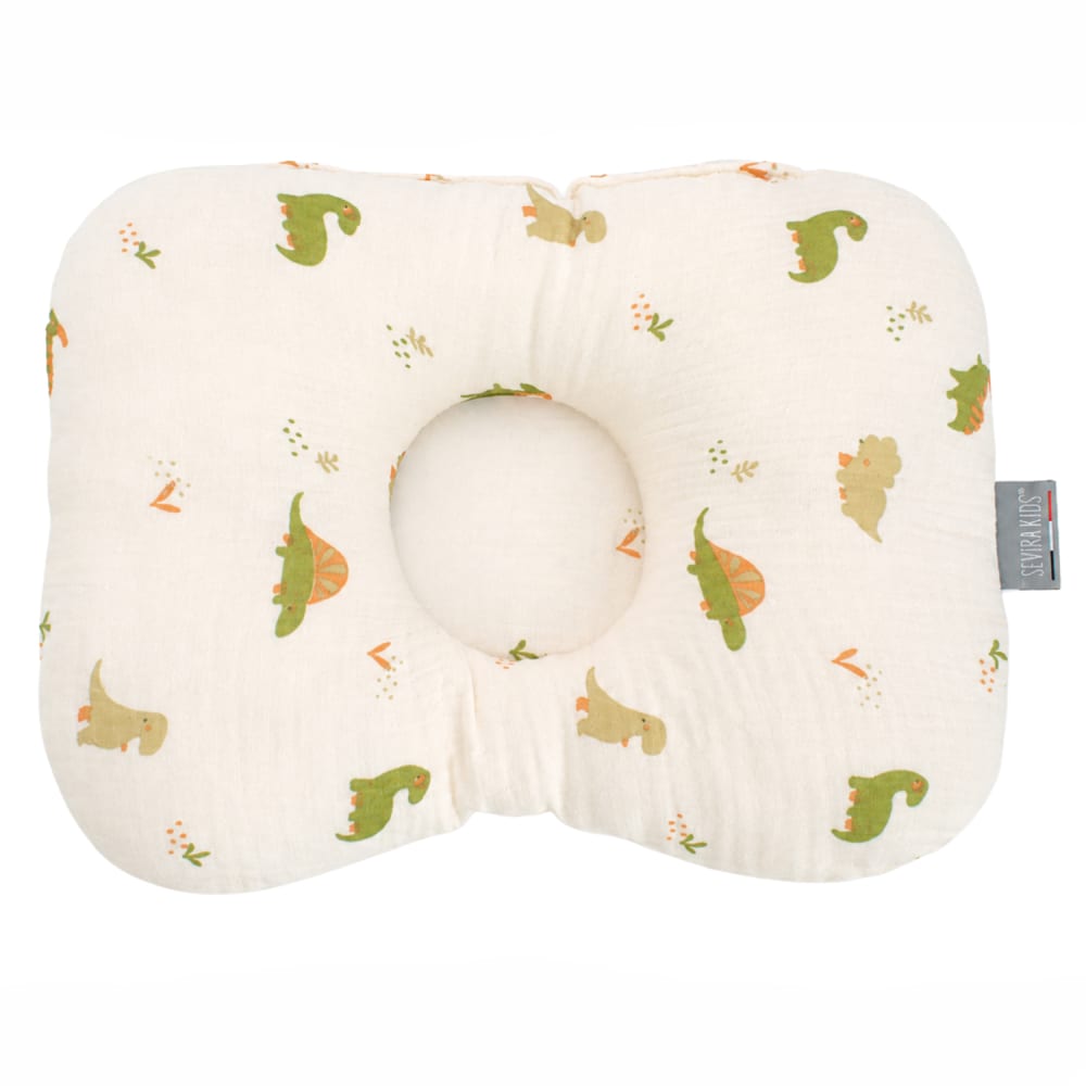 Sevira Kids Babykopfkissen aus baumwollgaze naturweiß style exotic BEIGE BAUMWOLLE Kinder