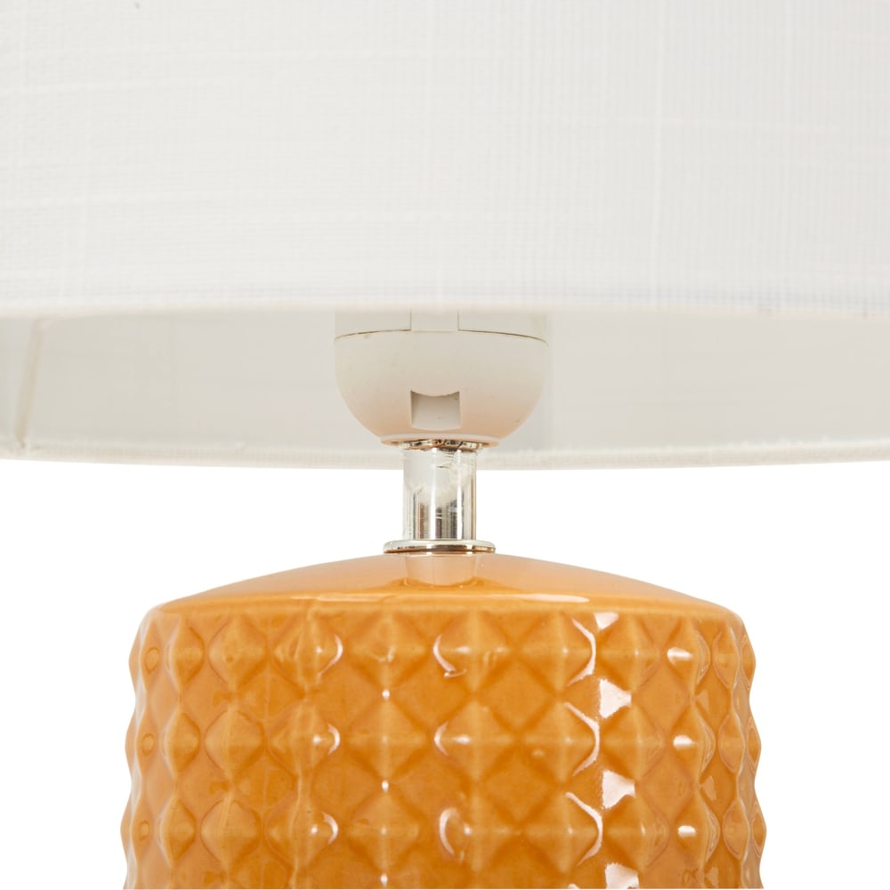 Lampe de table en céramique avec abat-jour blanc, ø 30 x 52 cm — vue 3