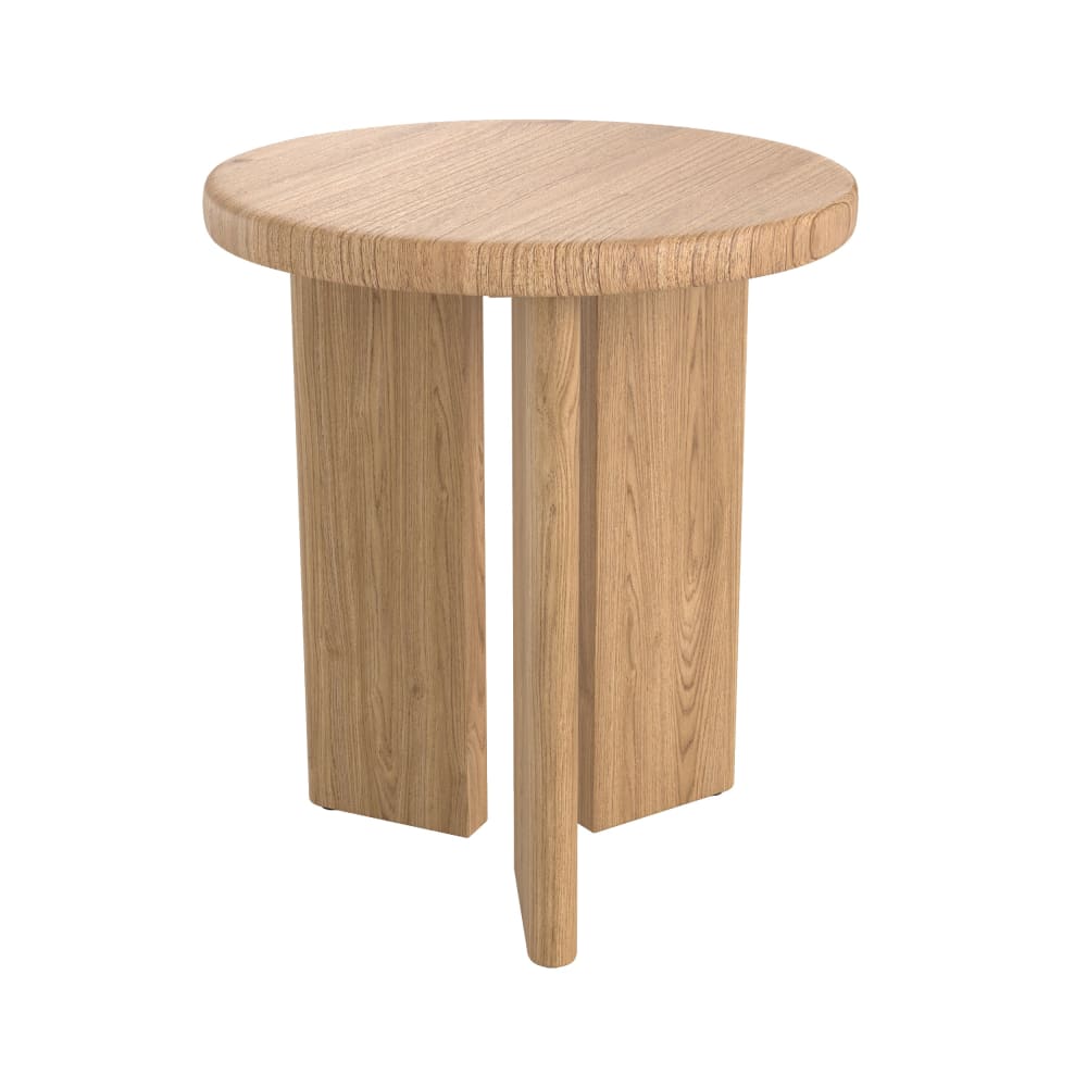 table d'appoint ronde - clair