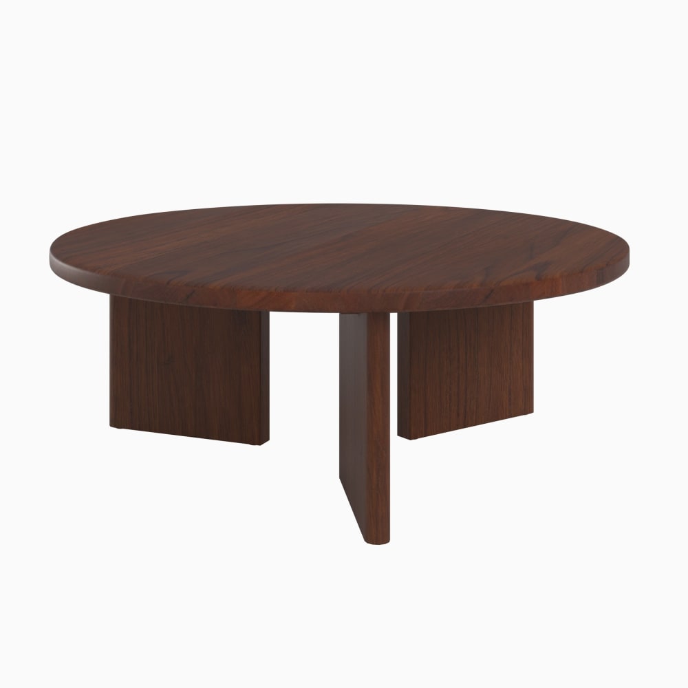 Table basse ronde en - massif