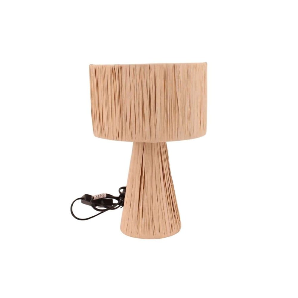 Lampe à poser en raphia 30cm