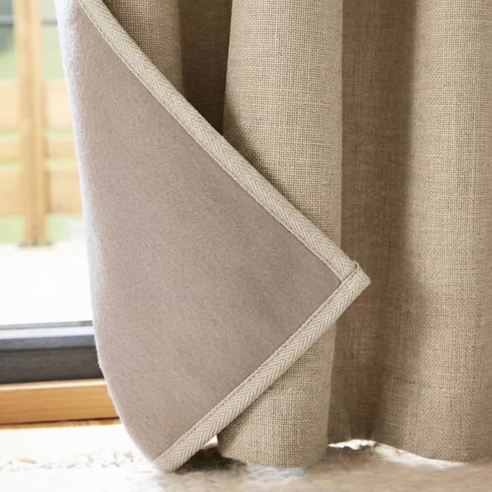 Rideau isolant phonique et thermique gris clair 140x240cm — vue 3