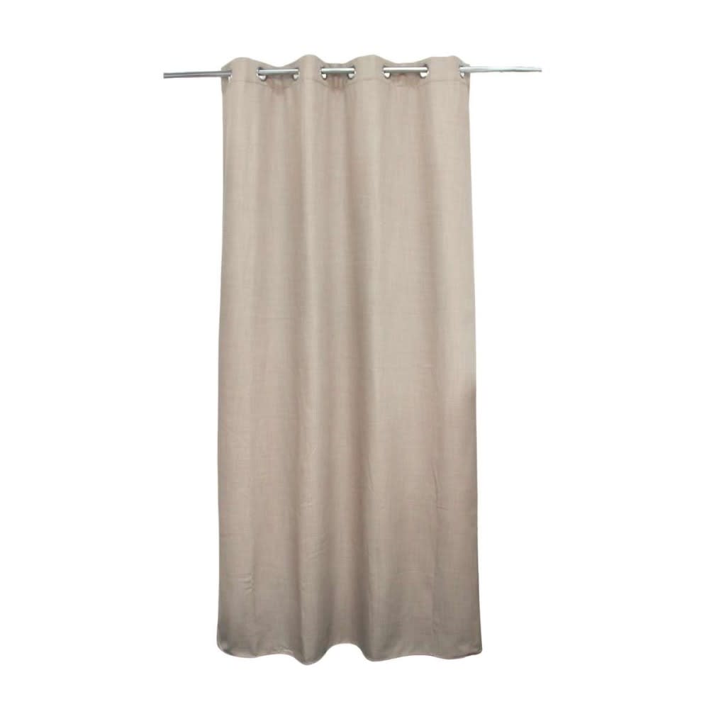 Rideau isolant phonique et thermique beige 140x240cm — vue 3
