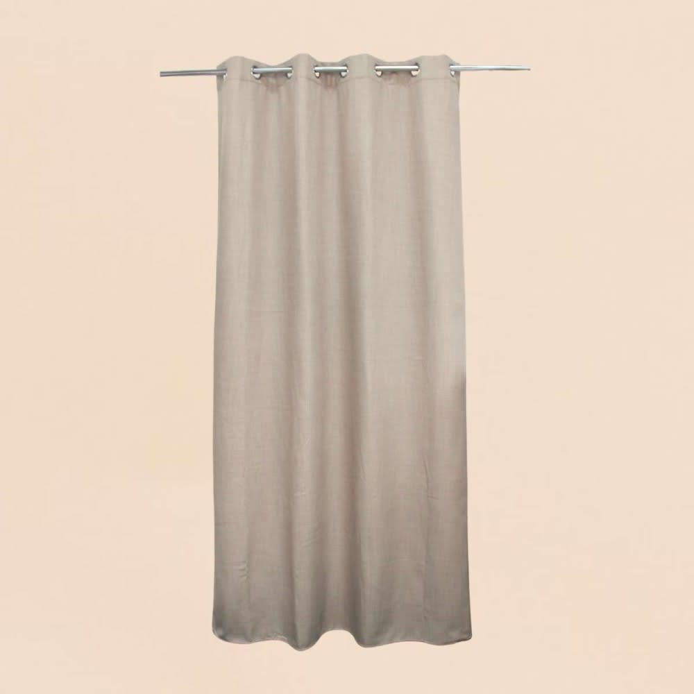 Rideau isolant phonique et thermique beige 140x240cm — vue 4