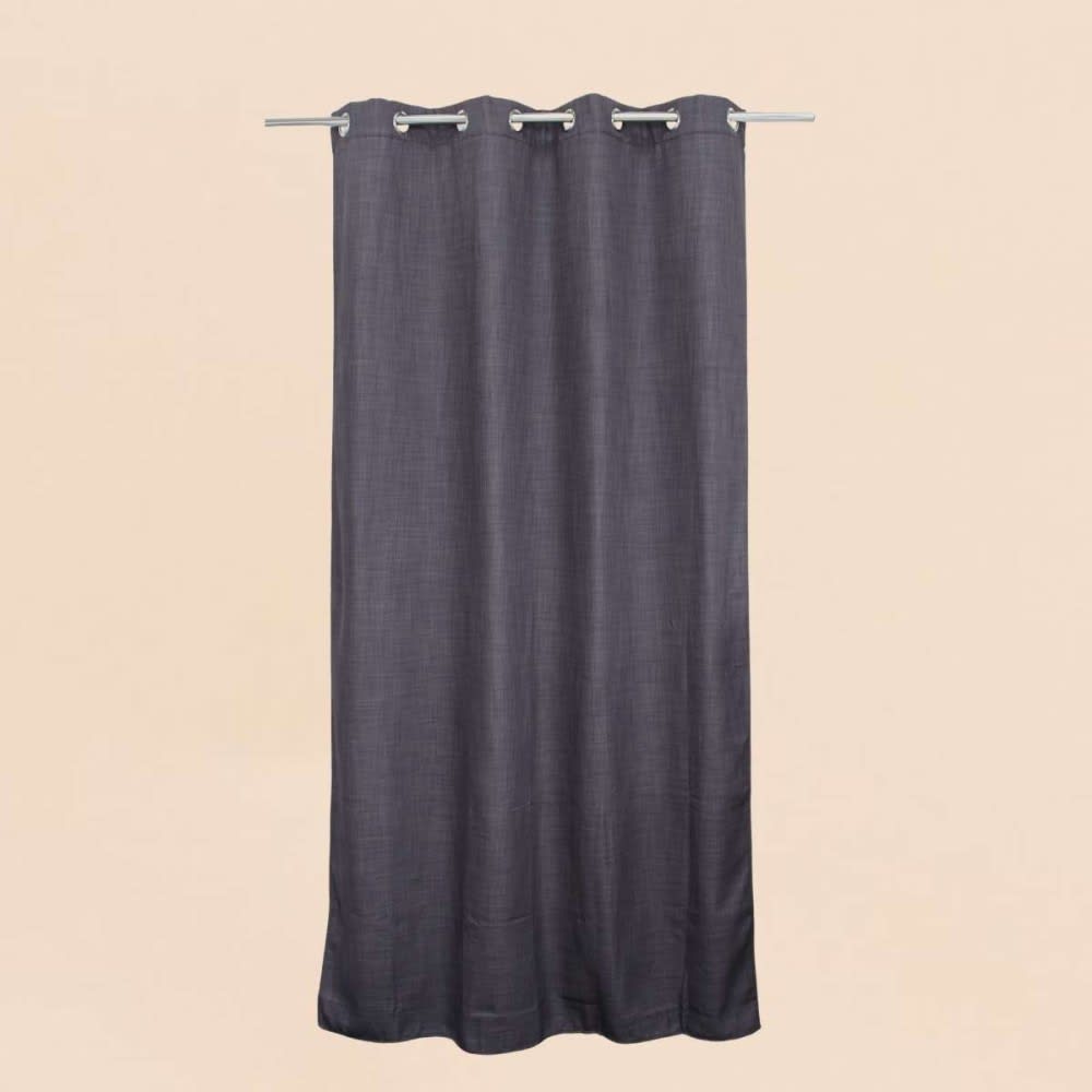 Rideau isolant phonique et thermique gris foncé 140x240cm — vue 4