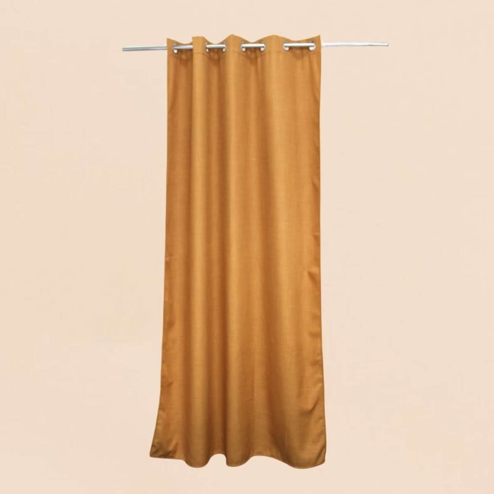 Rideau isolant phonique et thermique jaune 140x240cm — vue 4