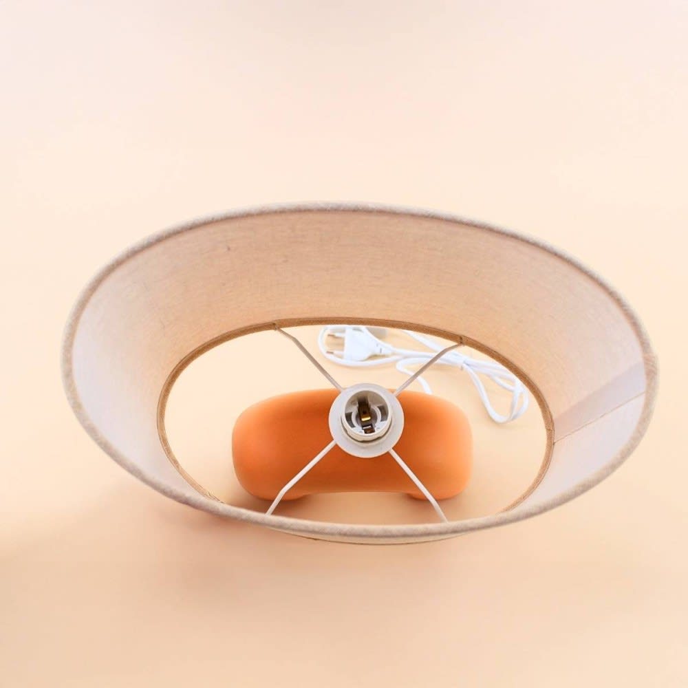 Lampe en céramique arche terracotta — vue 4