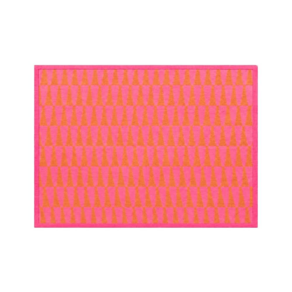 Tapis motifs géométriques rose, orange 120x170cm