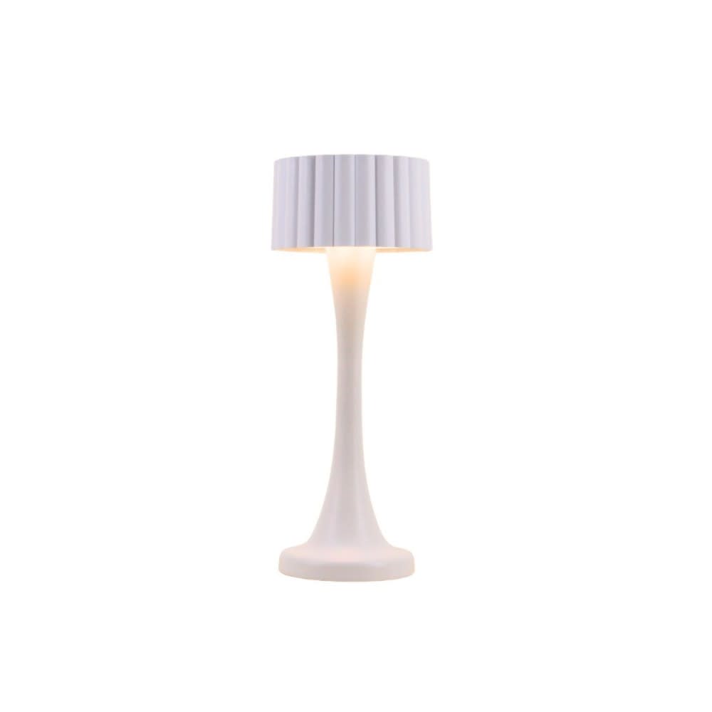 Lampe usb tactile design blanc 27cm