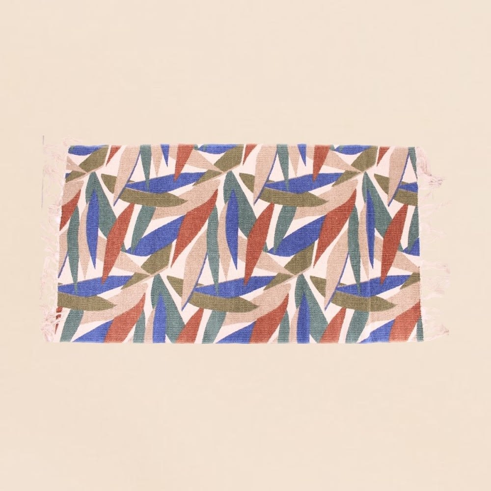 Tapis imprimé avec franges 110x60cm — vue 3
