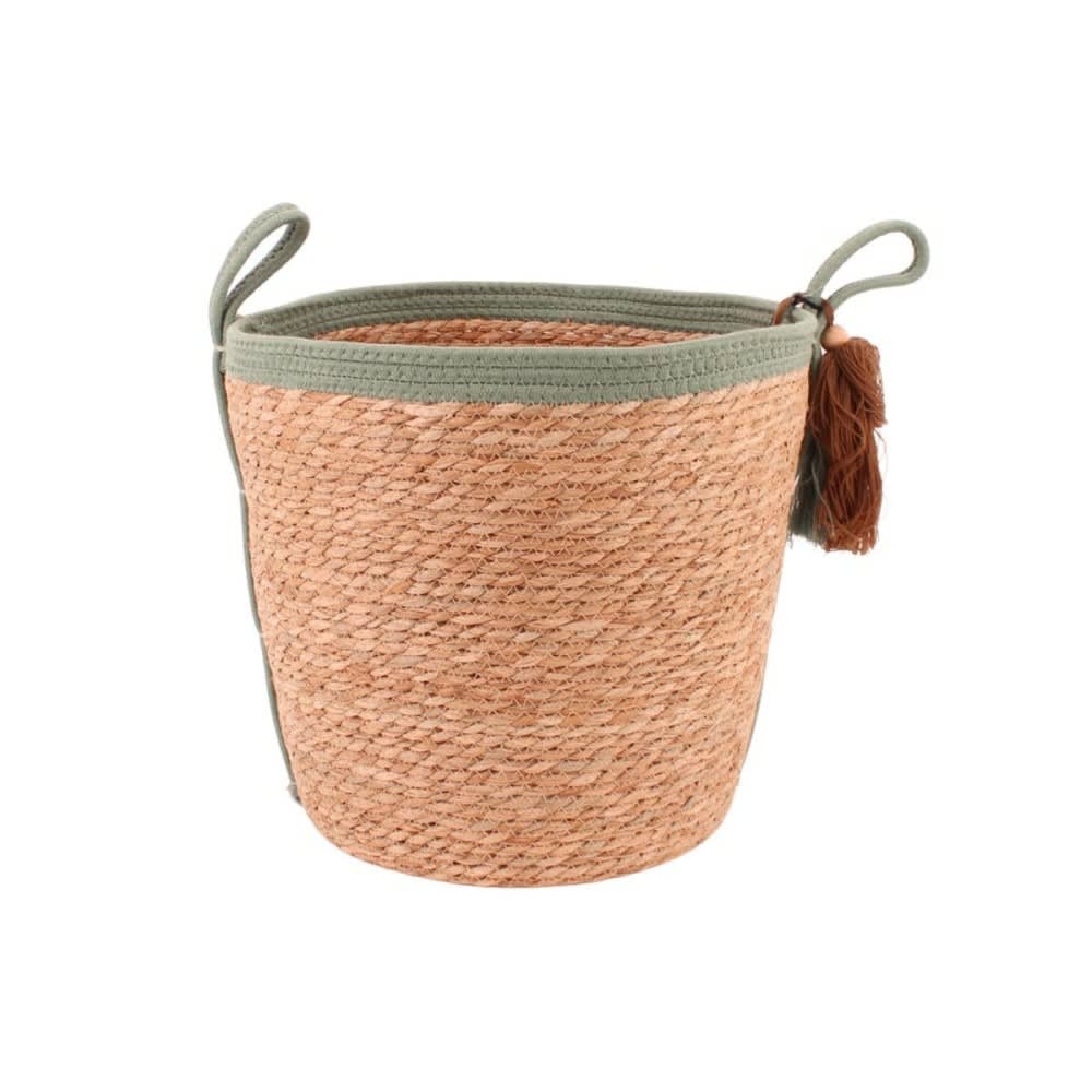 cesta de junco marino 37x40cm