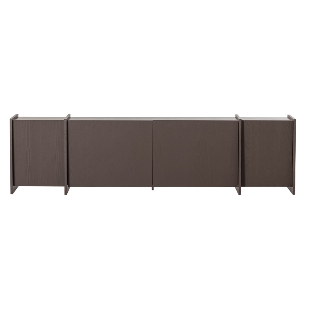 Meuble tv 200 cm en placage