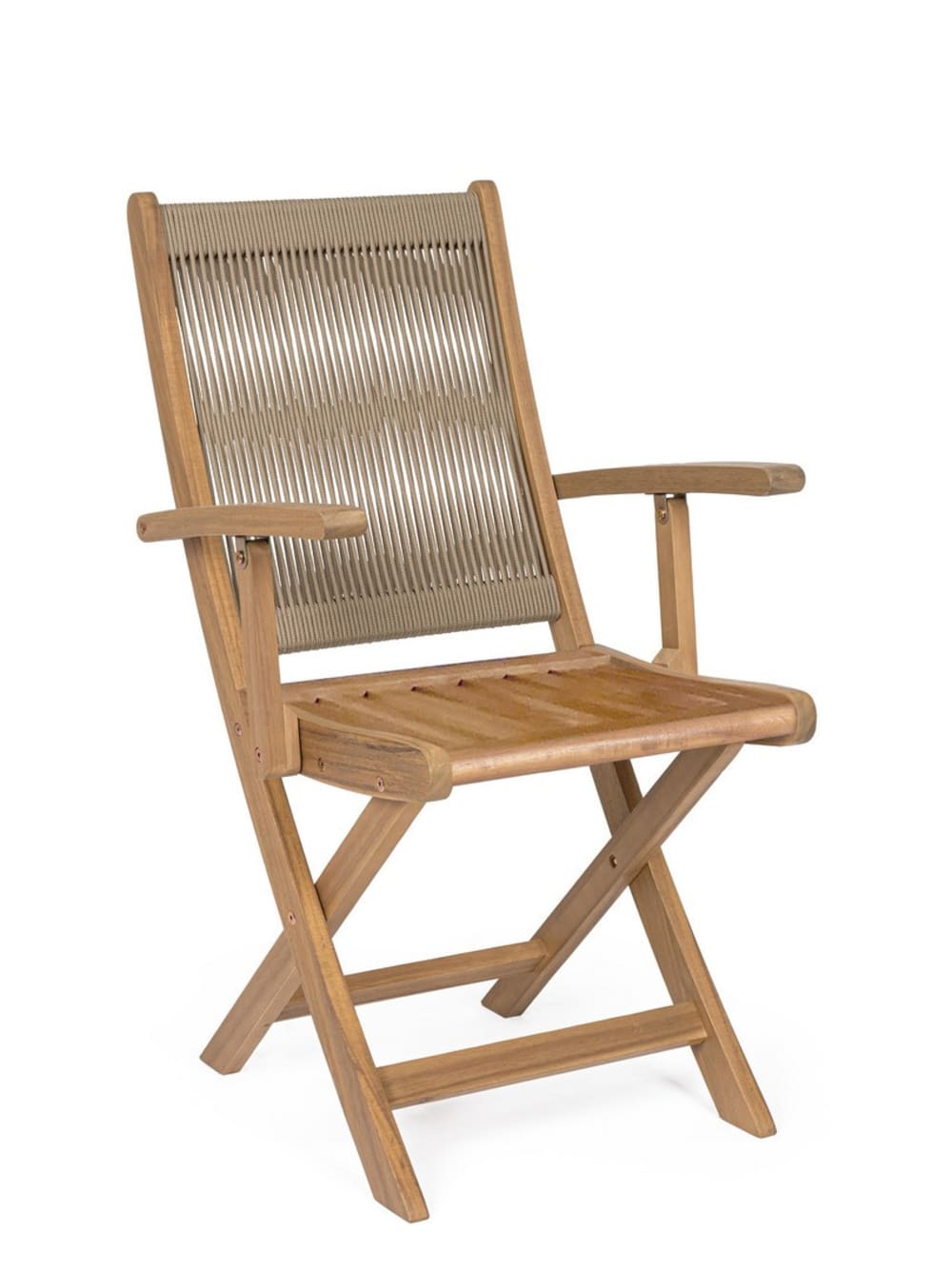 Lot de 2 Chaises pliantes en bois gris tourterelle Lot de 2 Chaises pliantes en bois gris tourterelle