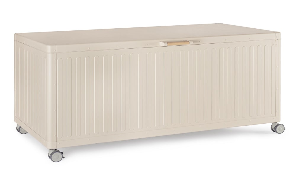Coffre en aluminium et panneaux en acier 182x89,4x70 Beige Coffre en aluminium et panneaux en acier 182x89,4x70 Beige