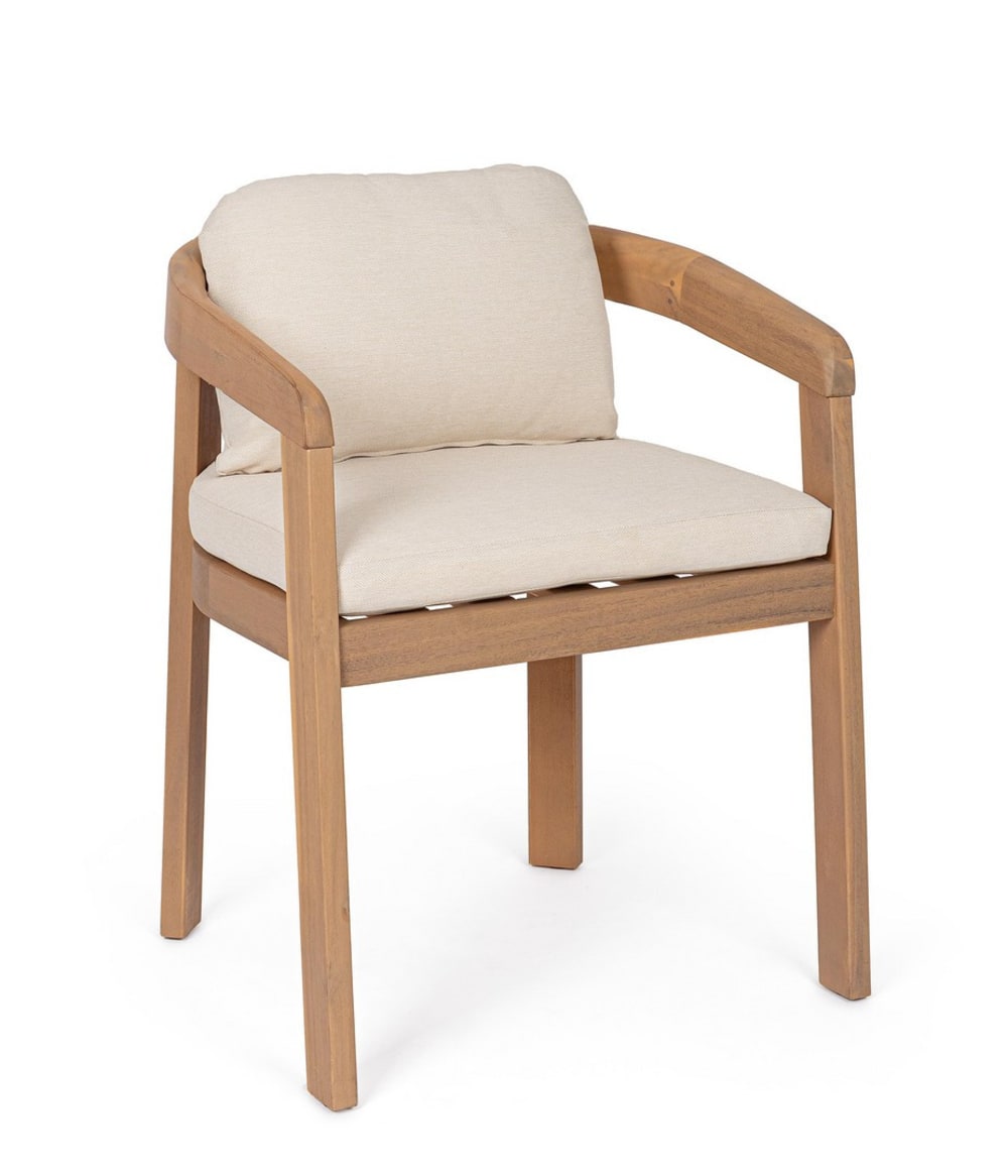 chaise en bois avec housses - teck
